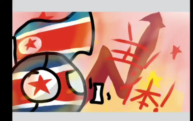 【波兰球绘画过程】朝鲜9691(库存)