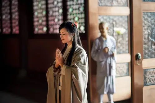 我是佛前一朵青莲_人像_poco摄影,古装,汉服,佛教