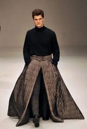 盘点那些穿裙子的男人们