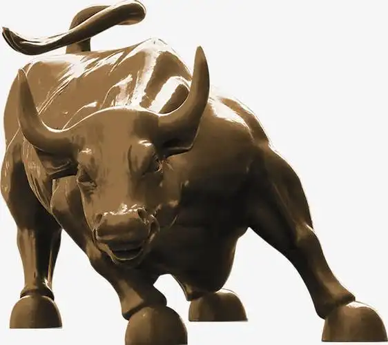 中国风黄色黄牛装饰