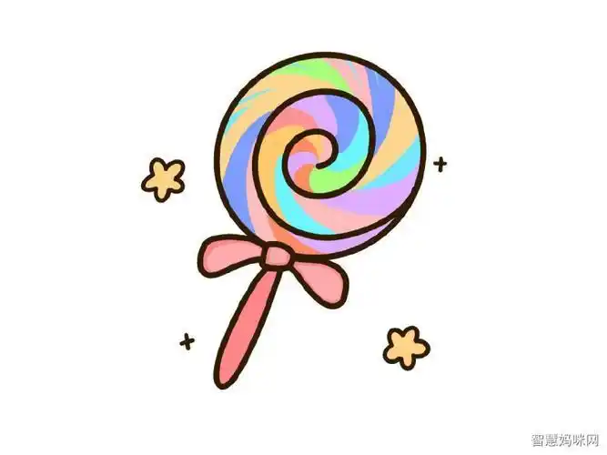 可爱的孩子怎么画色彩漂亮的糖果主题手账简笔画色彩漂亮的糖果主题手