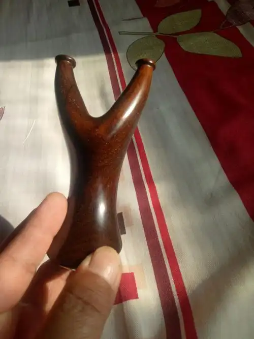 大红酸枝老料弹弓