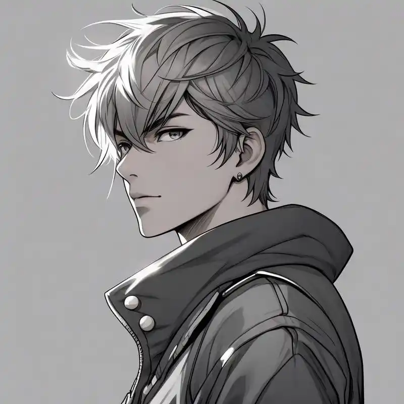 90动漫男生侧脸头像 哇～这一组动漫男生侧脸头像真是太帅了!