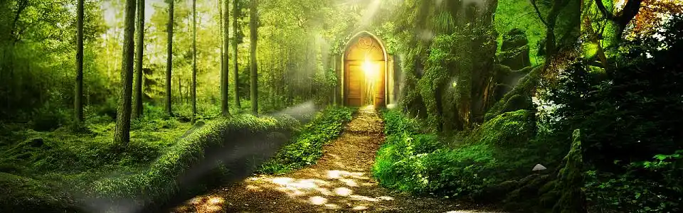 六一梦幻成本童话故事公主王子海报背景