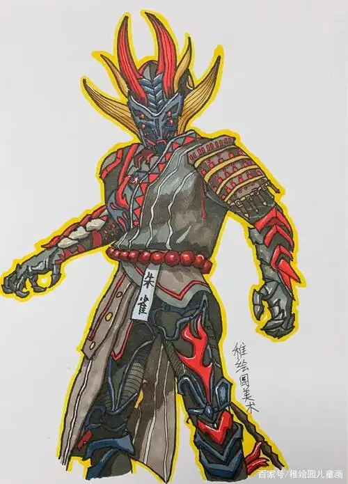 教你手绘和平精英五行套装人物简笔画(火曜朱雀)教你手绘和平精英五行