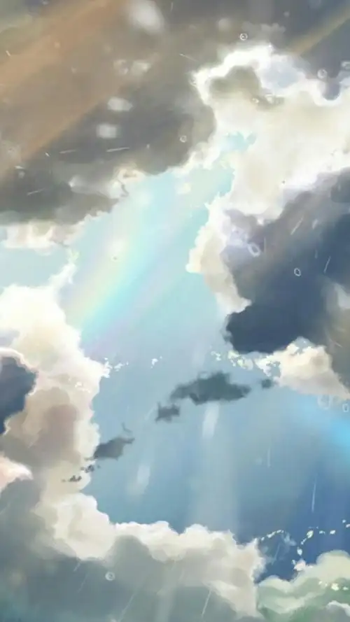 动漫二次元情侣治愈系新海诚之作言叶之庭高清壁纸