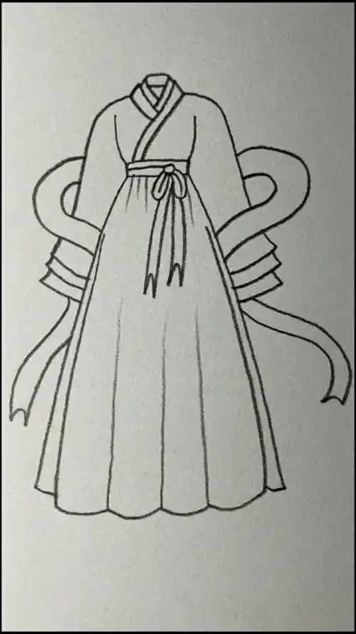 画一件古风仙女裙 @{uid:1502349662339070,nick:经纪%