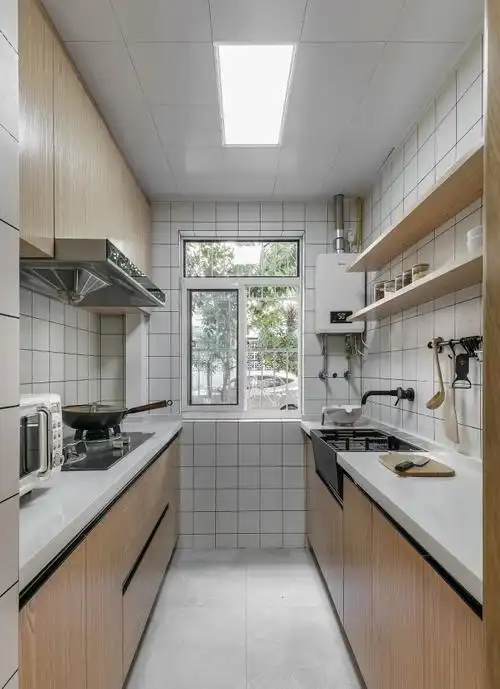 榆垡小区现代简约风格厨房装修效果图