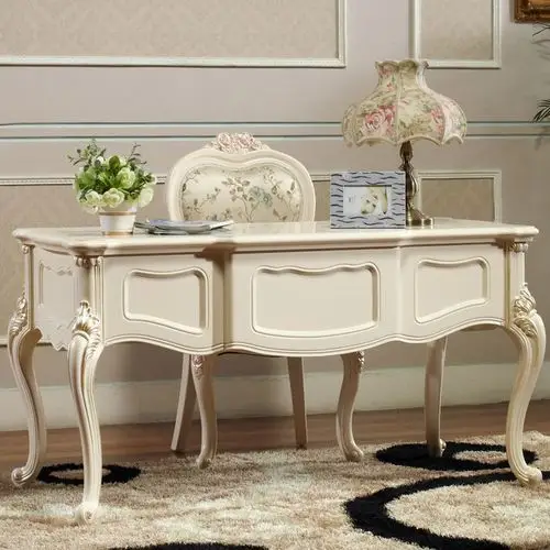 写字台 实木书桌 欧式书桌 美伊尚品 欧式风格 雕花家具 写字台 实木