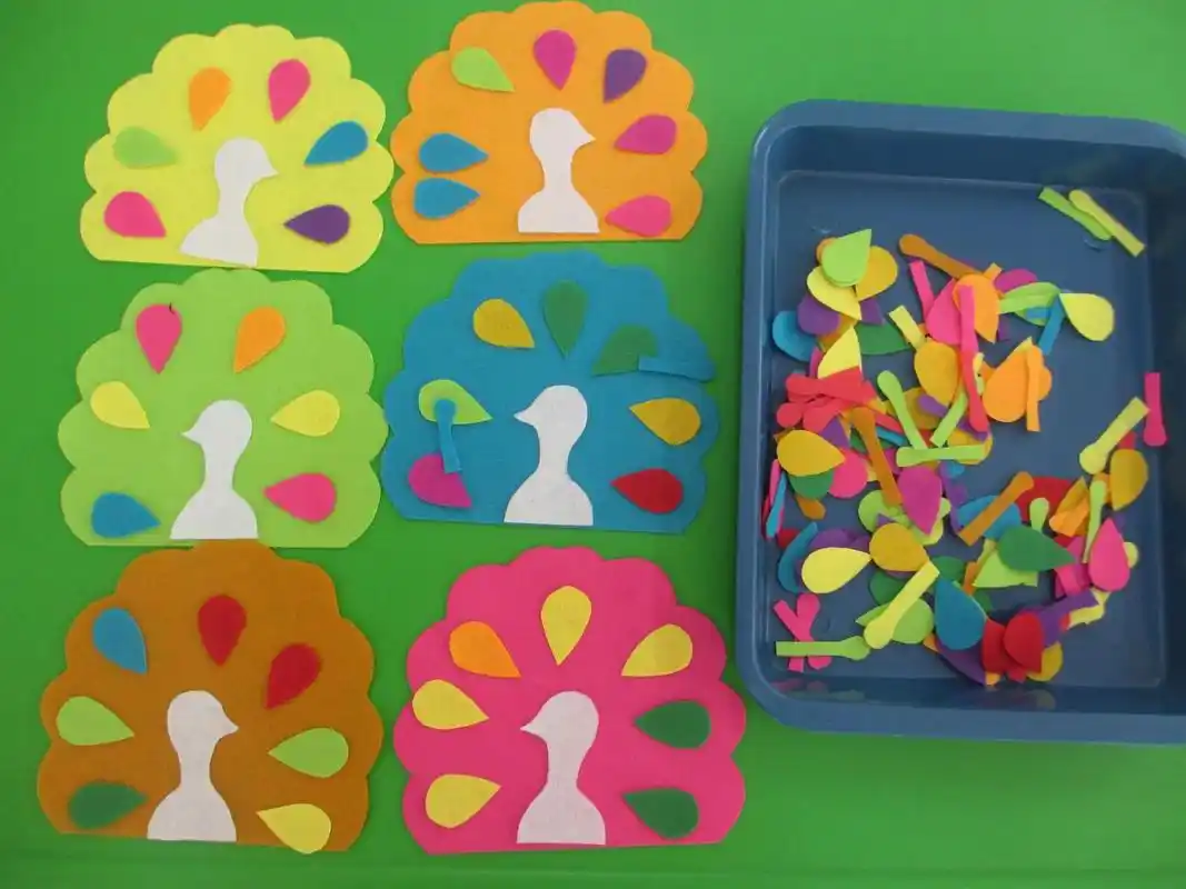 不织布手工制作的桌面教玩具,小朋友也特别喜欢#幼师 #幼儿园 - 抖音