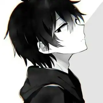 男生动漫孤独黑暗头像二次元黑化压抑男生头像