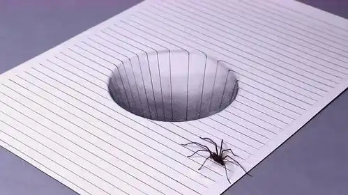 怎么在普通纸张上快速画出有创意的立体画?