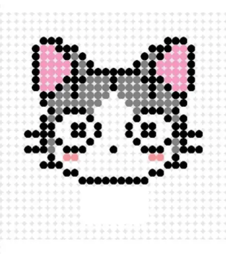 转自网络的拼豆豆图纸