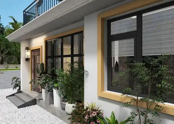 这个老旧平房有些破破烂烂的,一看就是年代久远了,墙面开裂,漆皮剥落