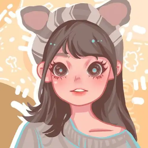 自学鸭风卡通手绘头像附过程图18100