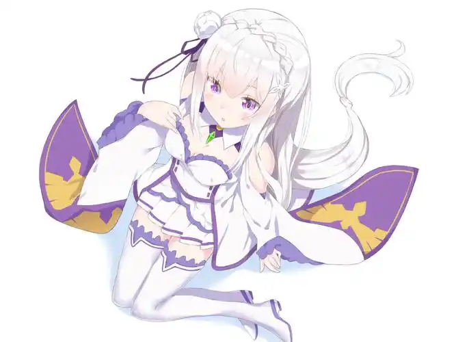 动漫,re从零开始的异界生活,求这张爱蜜莉雅的原图片.