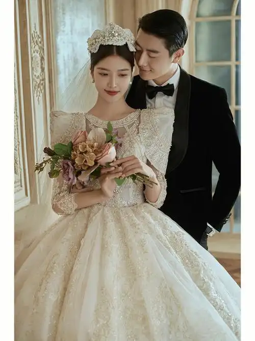 私藏的欧式主纱婚纱照7575结婚一定要拍它