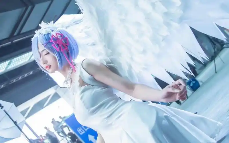 可爱清纯美女cosplay雷姆,高清图片,电脑桌面-壁纸族