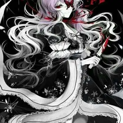 动漫黑暗冷酷系少女头像超级好看的压抑动漫头像图片