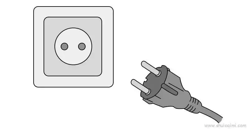 电源插座儿童画怎么画 电源插座简笔画图片大全