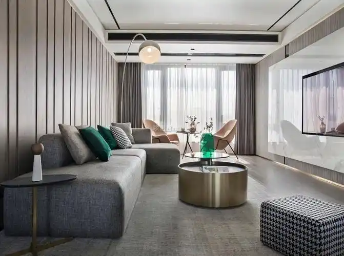 2020年现代风格客厅落地灯装修效果图