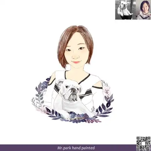 人物肖像/照片转手绘/手绘画像/微信头像/q版漫画|动漫|单幅漫画|朴