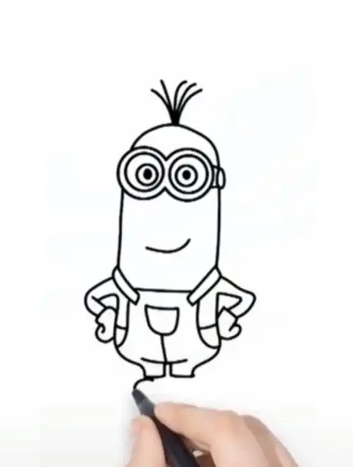 简笔画:教你画小黄人