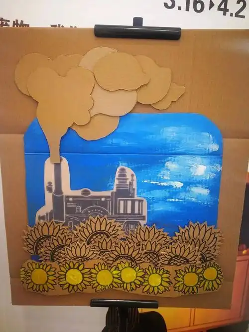 还有更多创意废纸箱艺术品,欢迎到店合影观赏!