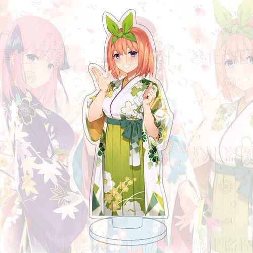 等分的花嫁周边立牌可爱中野一花三玖二次元动漫亚克力手办摆件 四叶