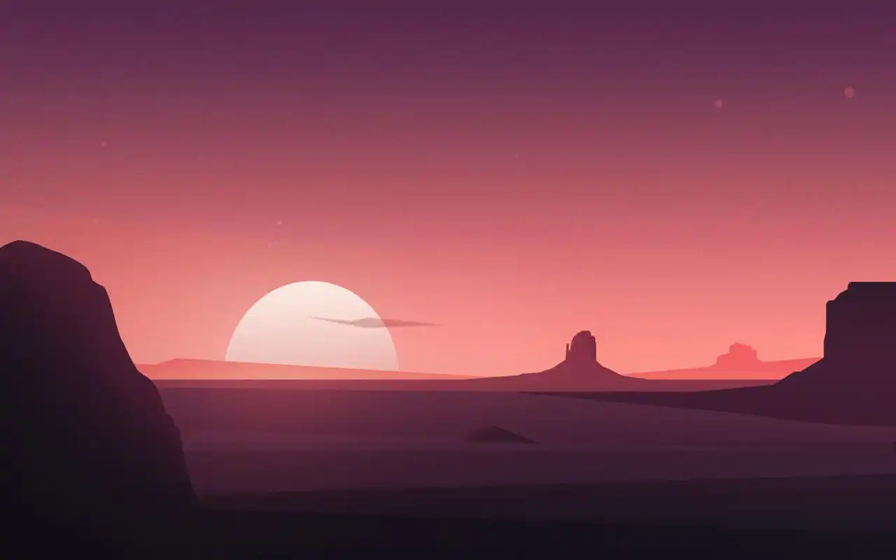 艺术插画唯美电脑桌面壁纸