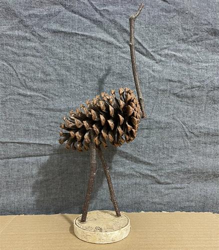 创意diy立体动物手工自然树枝幼儿园美工坊环境布置装饰