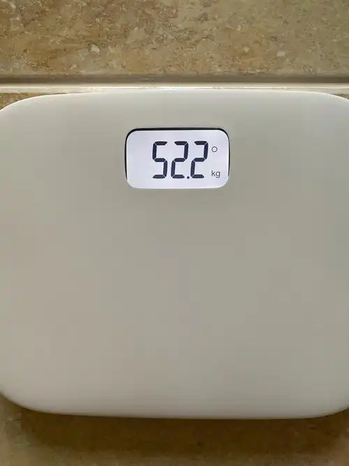 新的目标体重100斤