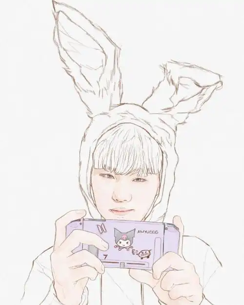 闵玧其手绘,搜图不易,留图请点赞,专辑内所有图片均有才阿米所绘,我