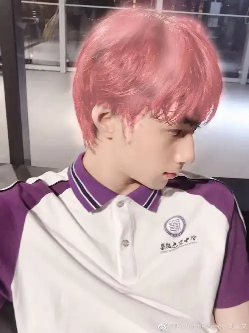 刘耀文 我就喜欢亮粉色头发