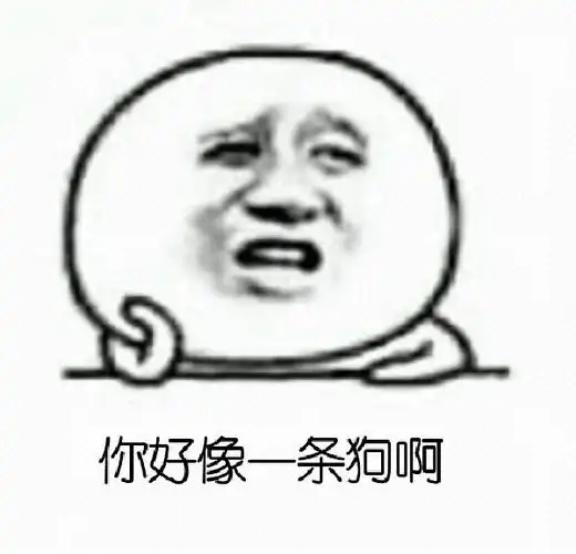 你好像一条狗啊 - 斗图表情包 - 斗图神器 - adoutu.com