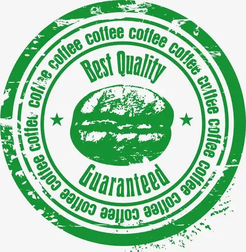 手绘绿色字母圆形图案