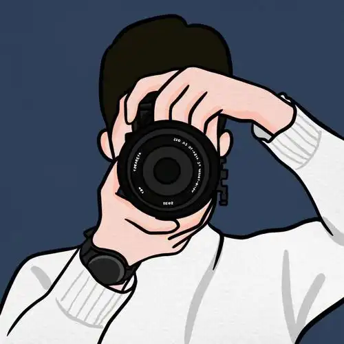 插画头像定制手绘相机头像ins风