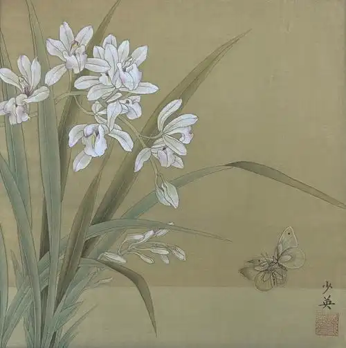 工笔画 #国画 #兰花 #我的日常