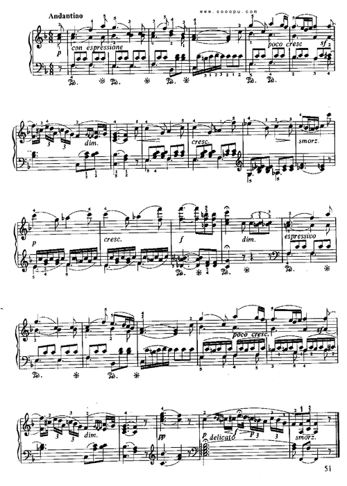 小奏鸣曲(op.88 no.3) 键盘类 钢琴 钢琴谱