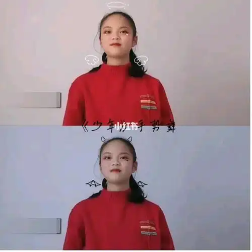 少年手势舞来了