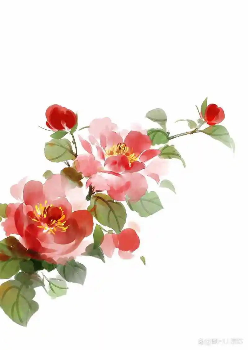 古风花朵意境壁纸