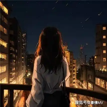 略显emo的卡通氛围感背景图片_有点伤感的一个人背影图片