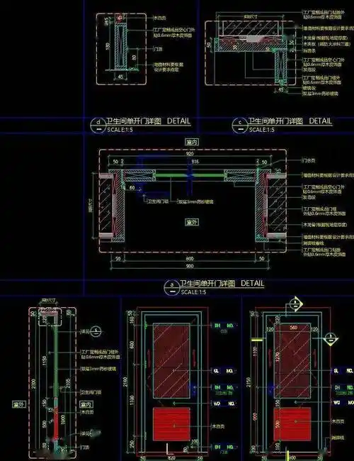 这份门cad节点大全,你不备一份?_素材_设计_平面布置