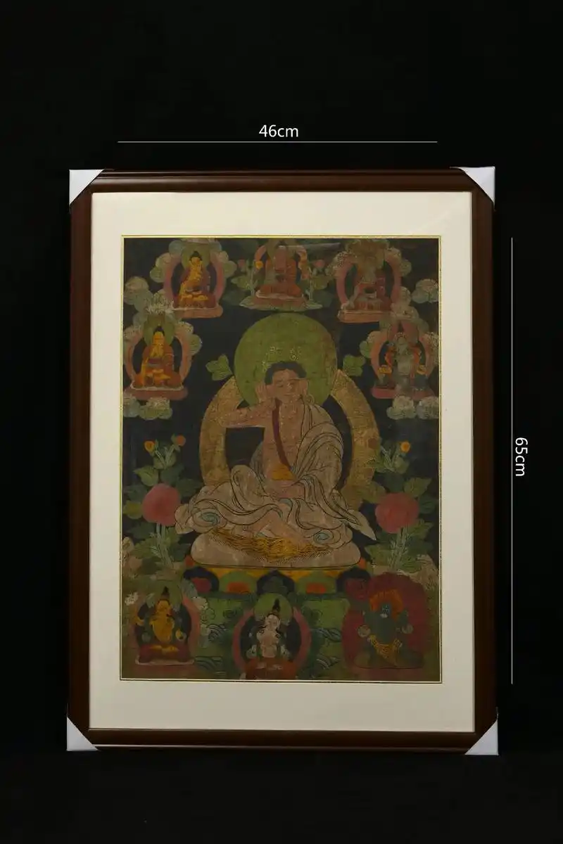 米拉日巴尊者#藏传藏传 #藏传佛教文化 #唐卡艺术 @dou - 抖音