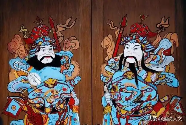 (门神照片)作为中国人,每逢春节,张贴门神的习俗一直在承传沿袭,门神