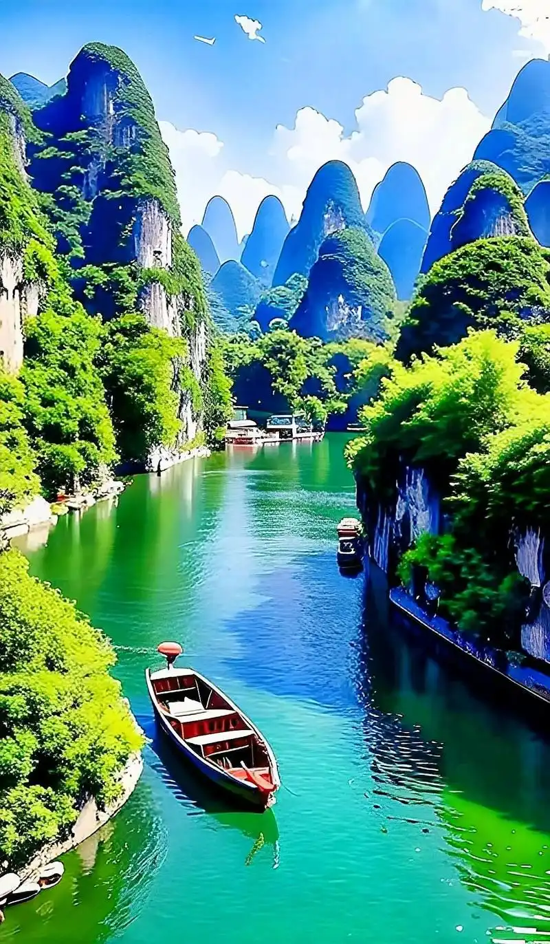 桂林山水甲天下,阳朔山水甲桂林!#一起享受大自然的美