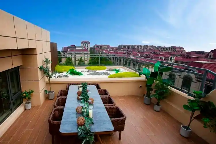 别墅生活一方露台蕴藏叠墅生活的n种美好