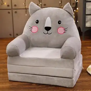 家小优 卡通儿i童沙发三折叠灰色猫 50*40*47厘米 - 价格券后174元 -