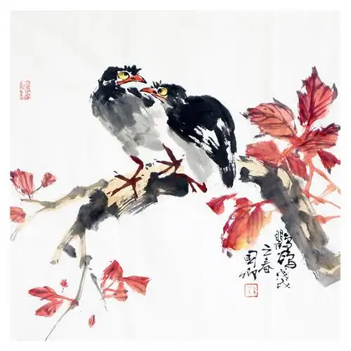 【中美协会员】刘国卿 李苦禅入室弟子 《花鸟》