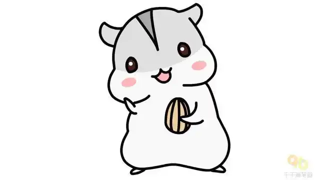 简笔画小仓鼠 简笔画小仓鼠可爱呆萌